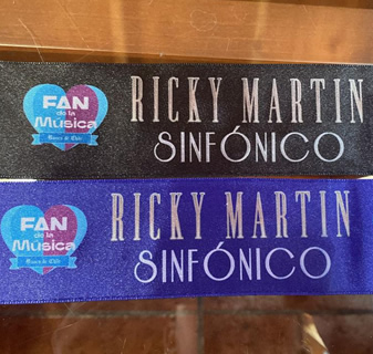 Cintillos estampados Ricky Martin
